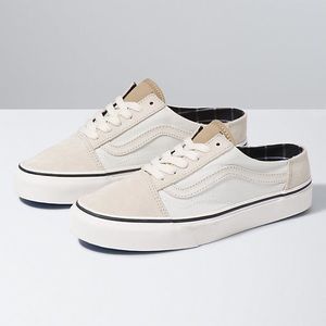 RARE VANS Old Skool Neutral Block Mules